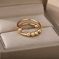 HarmonyRing® by Smart2Future Größenverstellbarer Ring gegen Angst & Stress